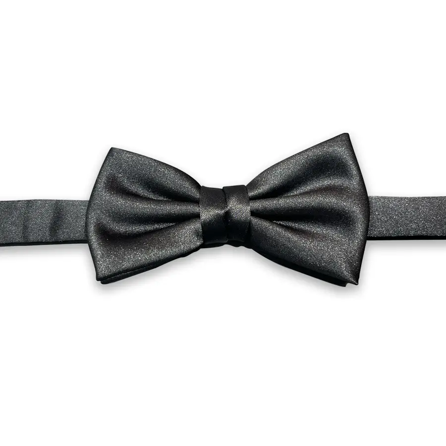 蝶ネクタイ黒シルク